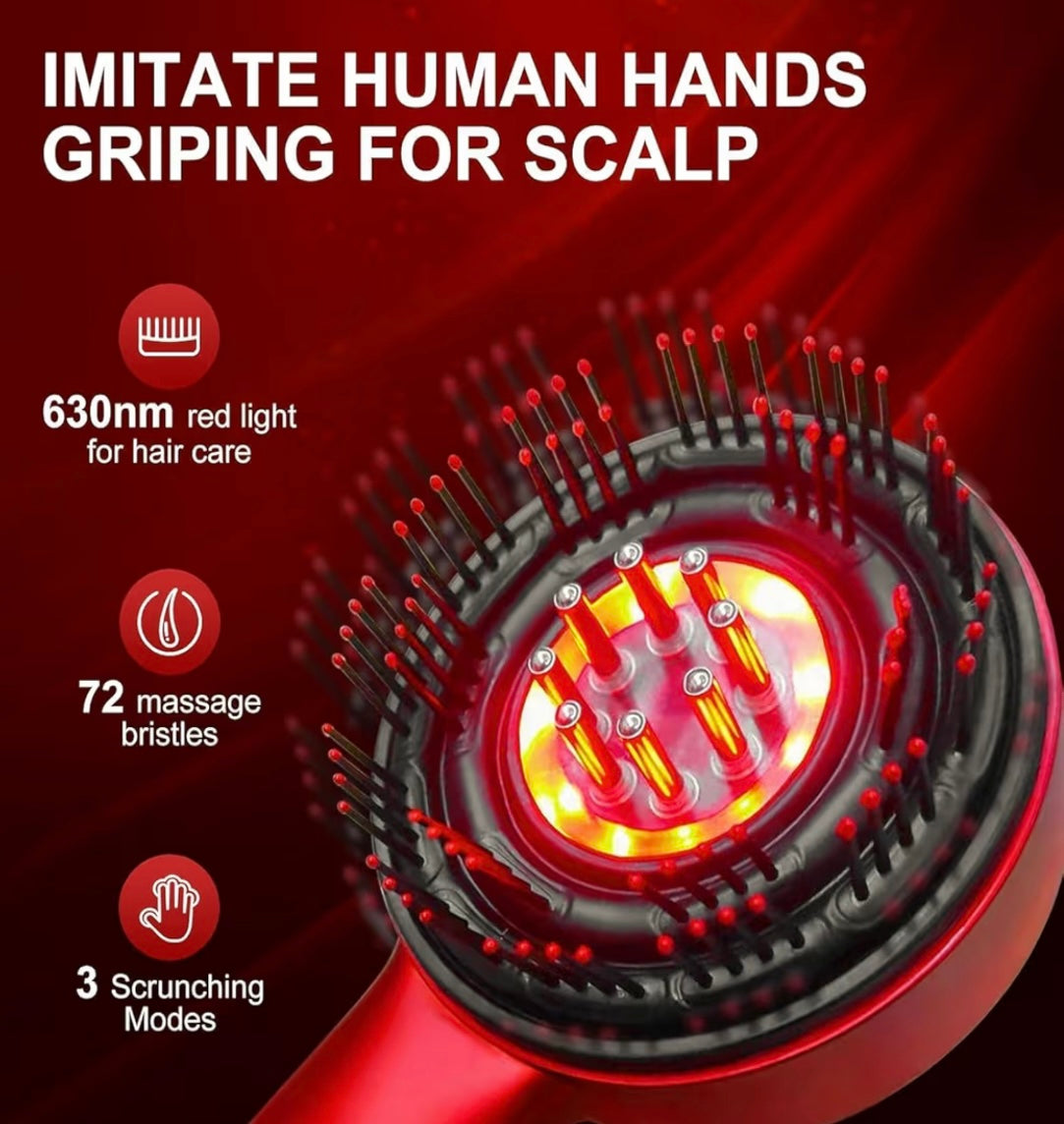 Electric Head Scalp Massager 2 In 1 Scalp Massage Brush And Oil Applicator Electric Head Massager
