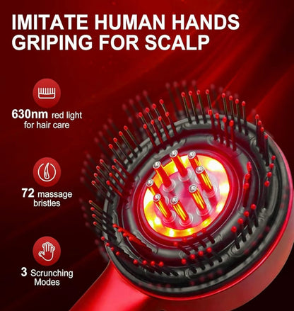 Electric Head Scalp Massager 2 In 1 Scalp Massage Brush And Oil Applicator Electric Head Massager
