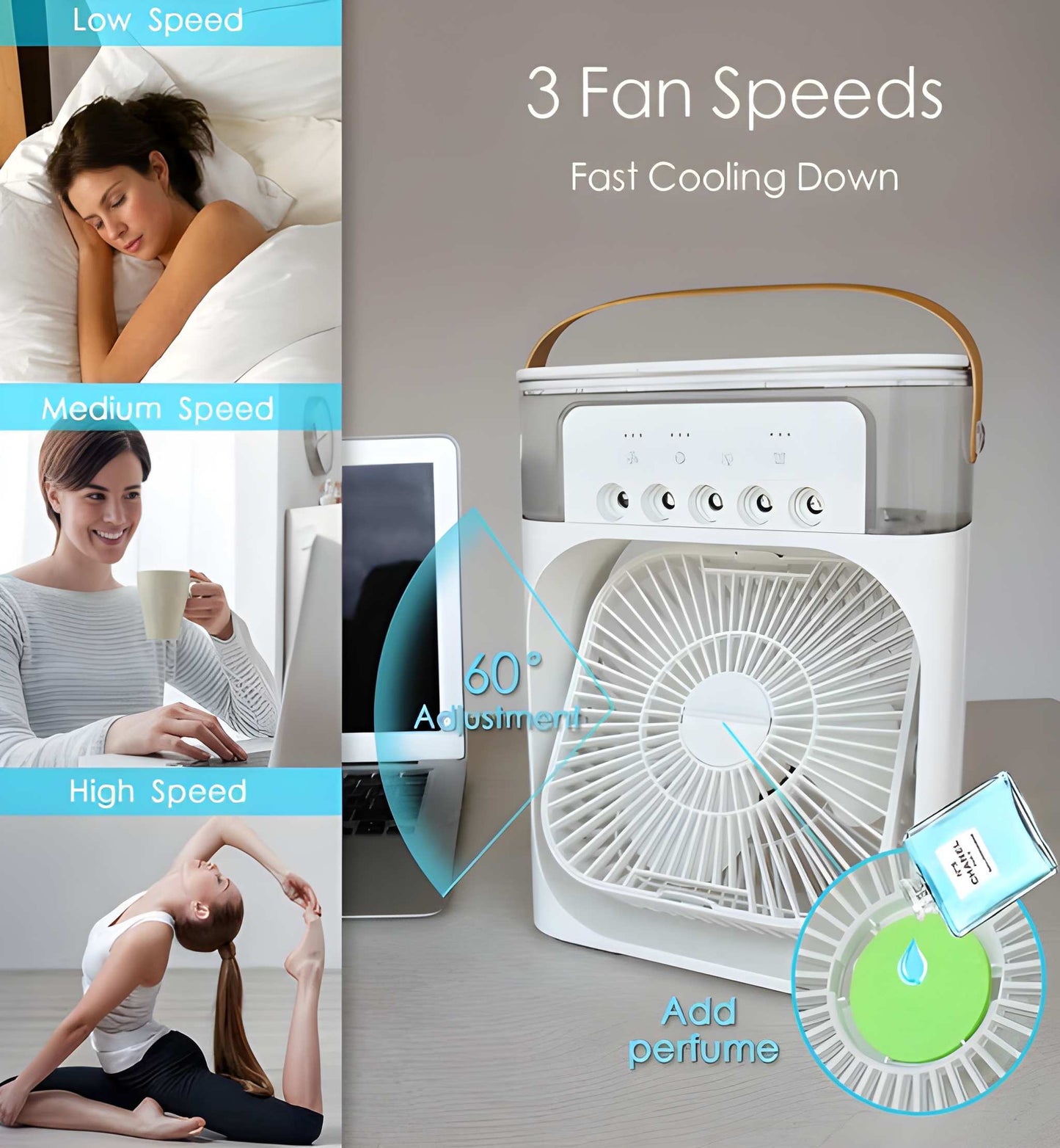 Mini Cooler Room Cooling Portable Mini Fan