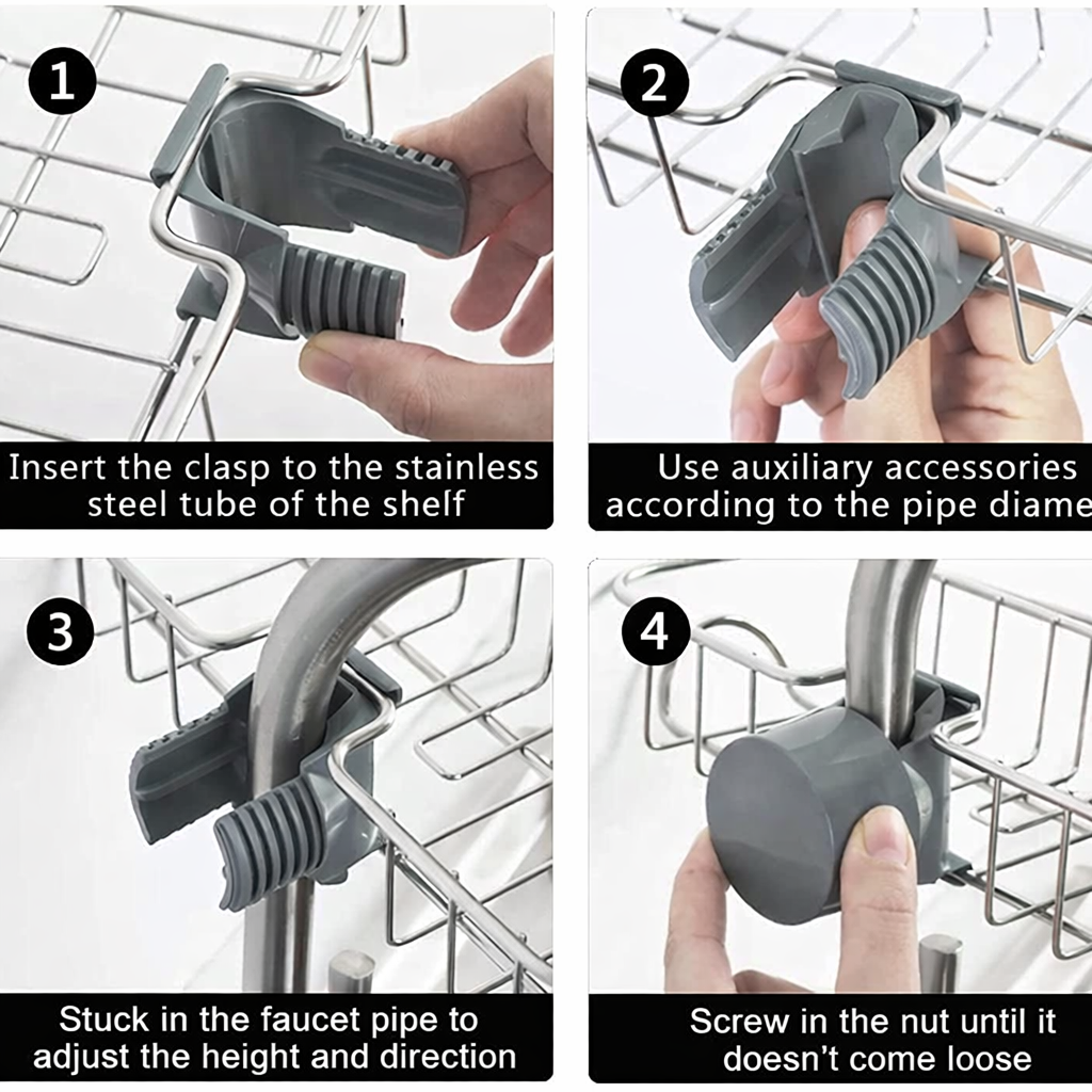 Stainless Steel Kitchen Sink Storage Organizer