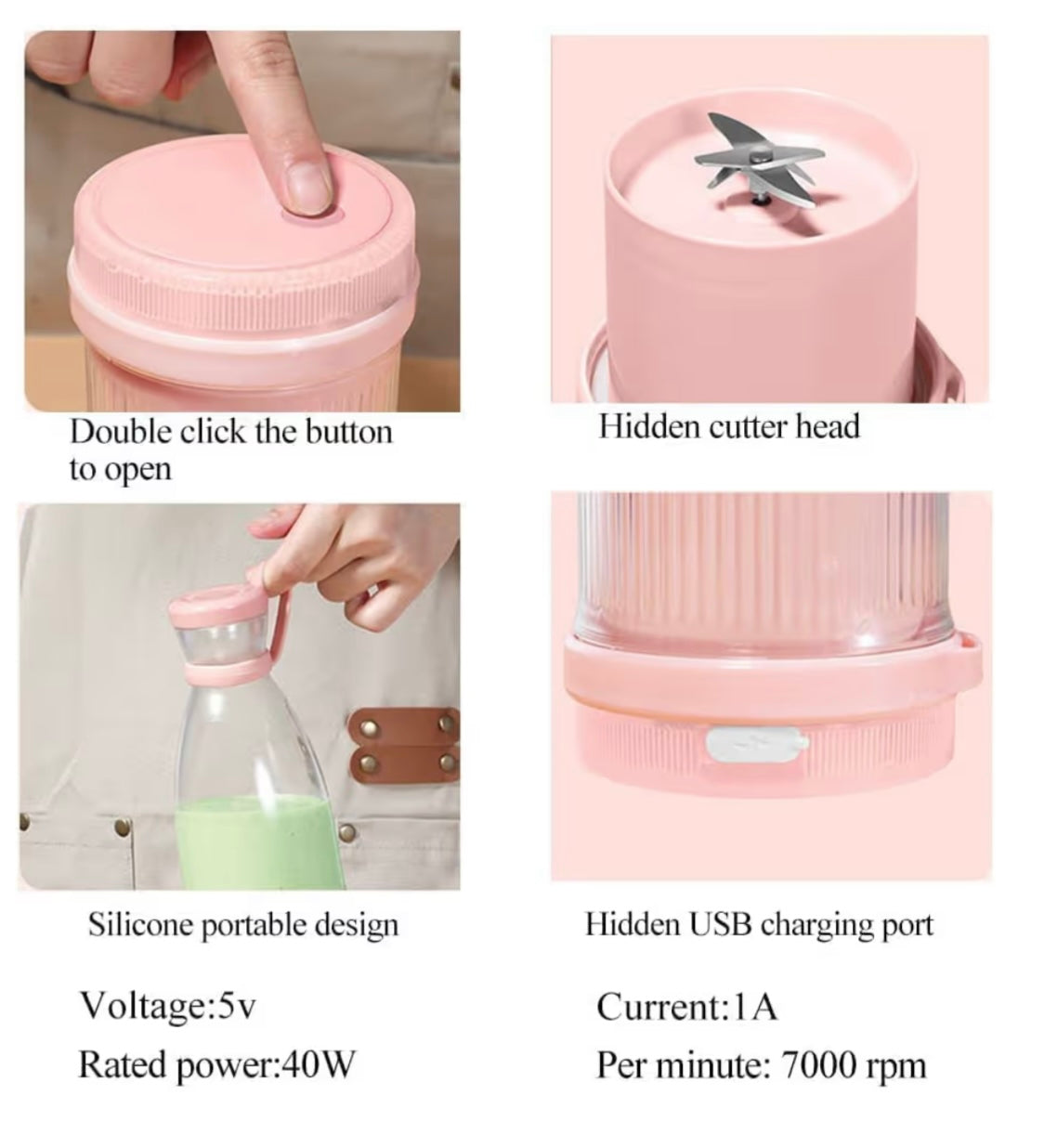 Portable Electric Blender
