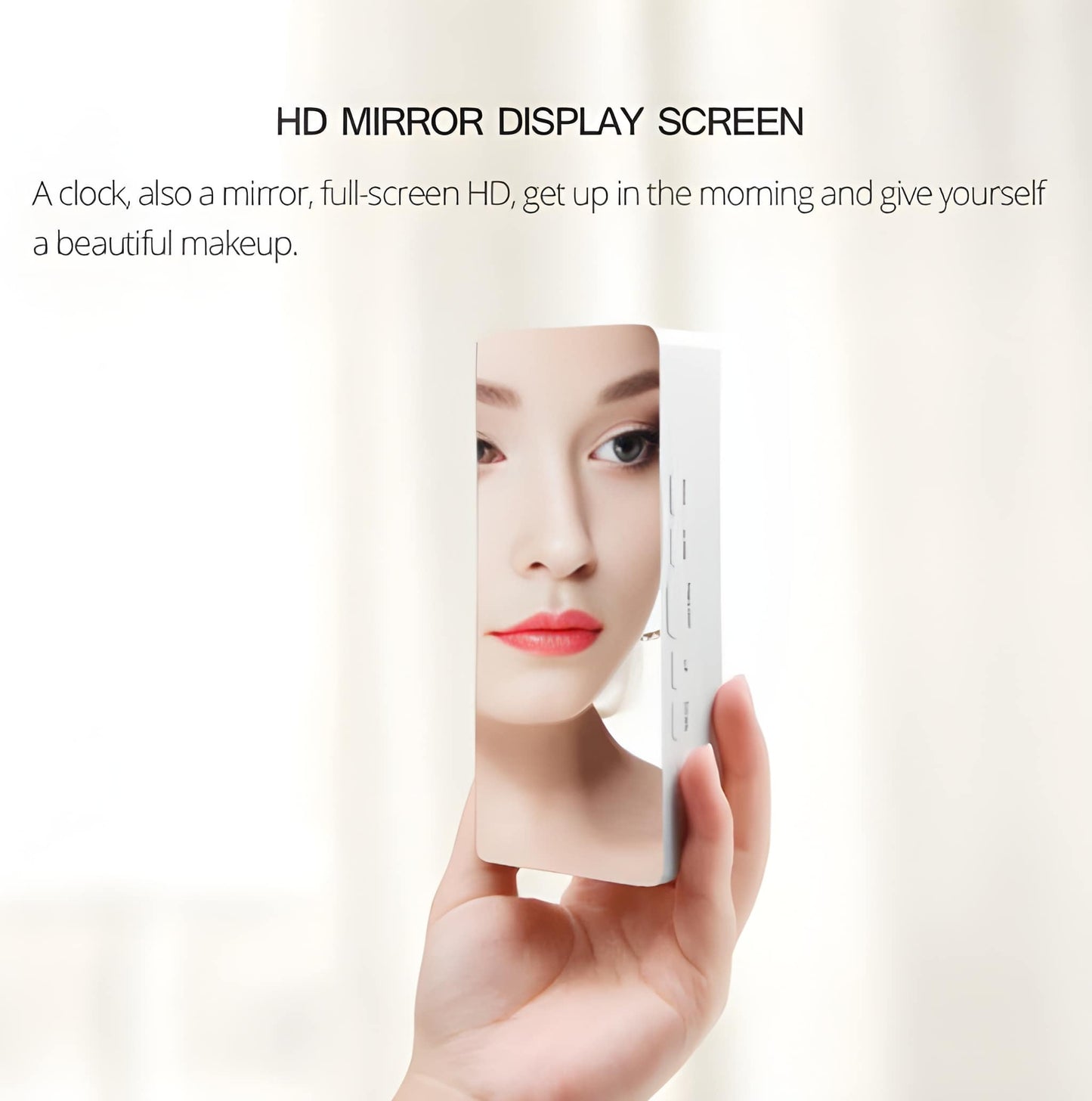Mirror Digital LED Mirror Alarm Clock