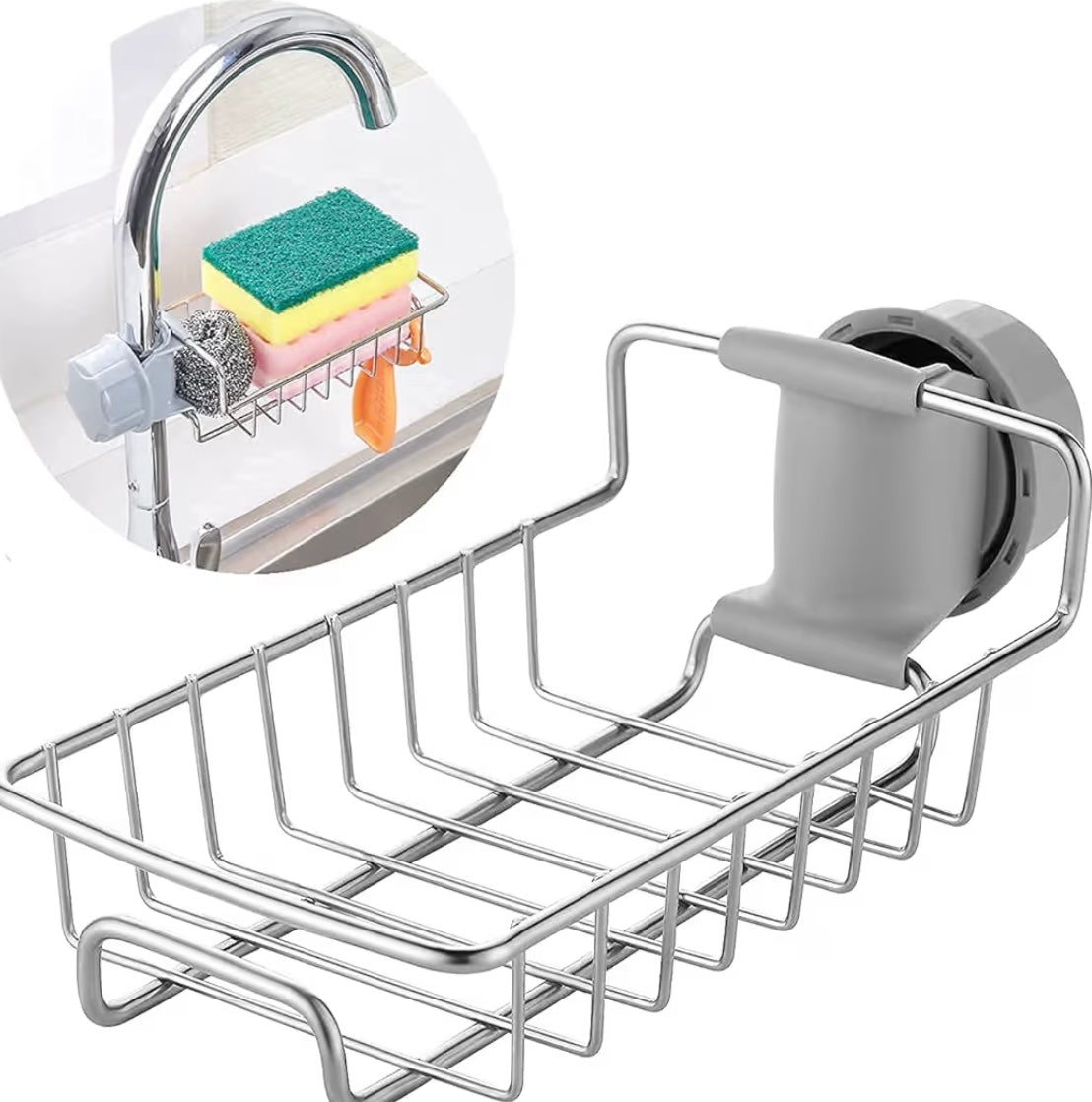 Stainless Steel Kitchen Sink Storage Organizer